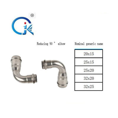 SS304L/SS316L τύπος Β 90 βαθμού αγκώνων τοποθετήσεων σωληνώσεων Μ ελεύθερα δείγματα τύπων